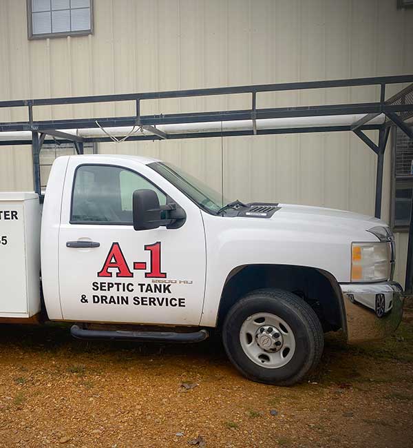 Business Vehicle — Coldwater, MS — A-1 Septic Tank & Drain Service LLC