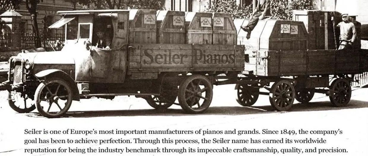 Seiler Pianos Being Transported — Midlothian, VA — Peabodys Piano Co.