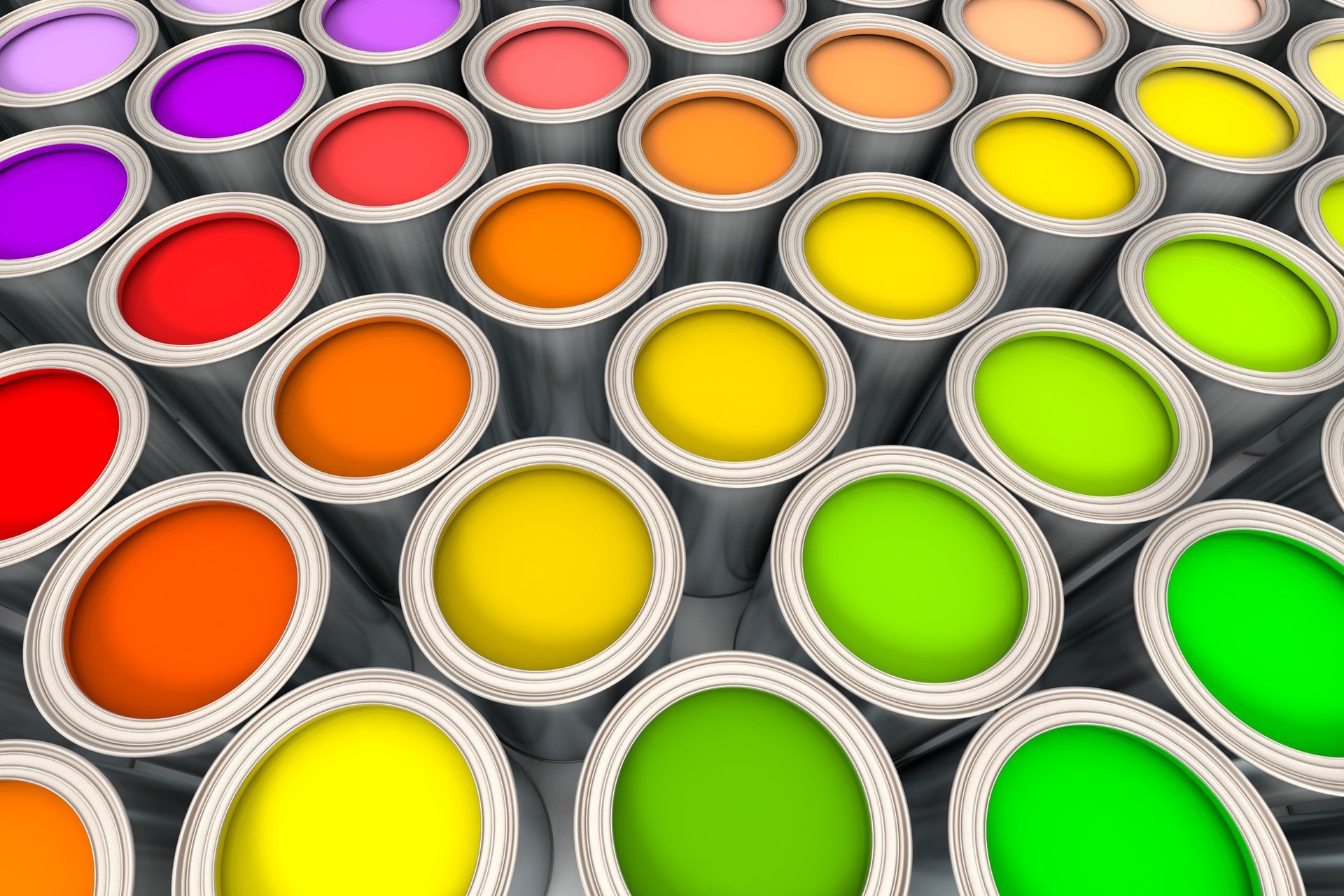 Assortment of Colorful Paint Cans | Miami, FL - Associated Paint Inc.