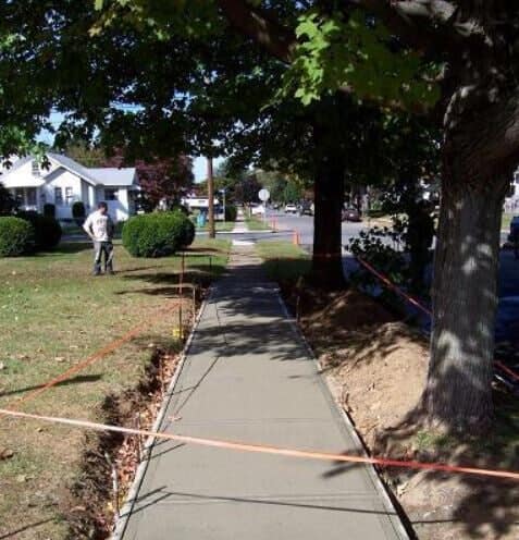 Newly Constructed Sidewalk — Ewing, NJ — Pave Patrol, LLC