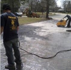 Stamping the Concrete Walkway — Ewing, NJ — Pave Patrol, LLC