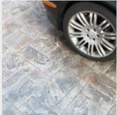 Stamped Concrete Garage — Ewing, NJ — Pave Patrol, LLC