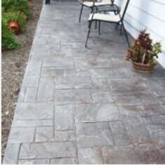 Stamped Concrete Side of a House — Ewing, NJ — Pave Patrol, LLC