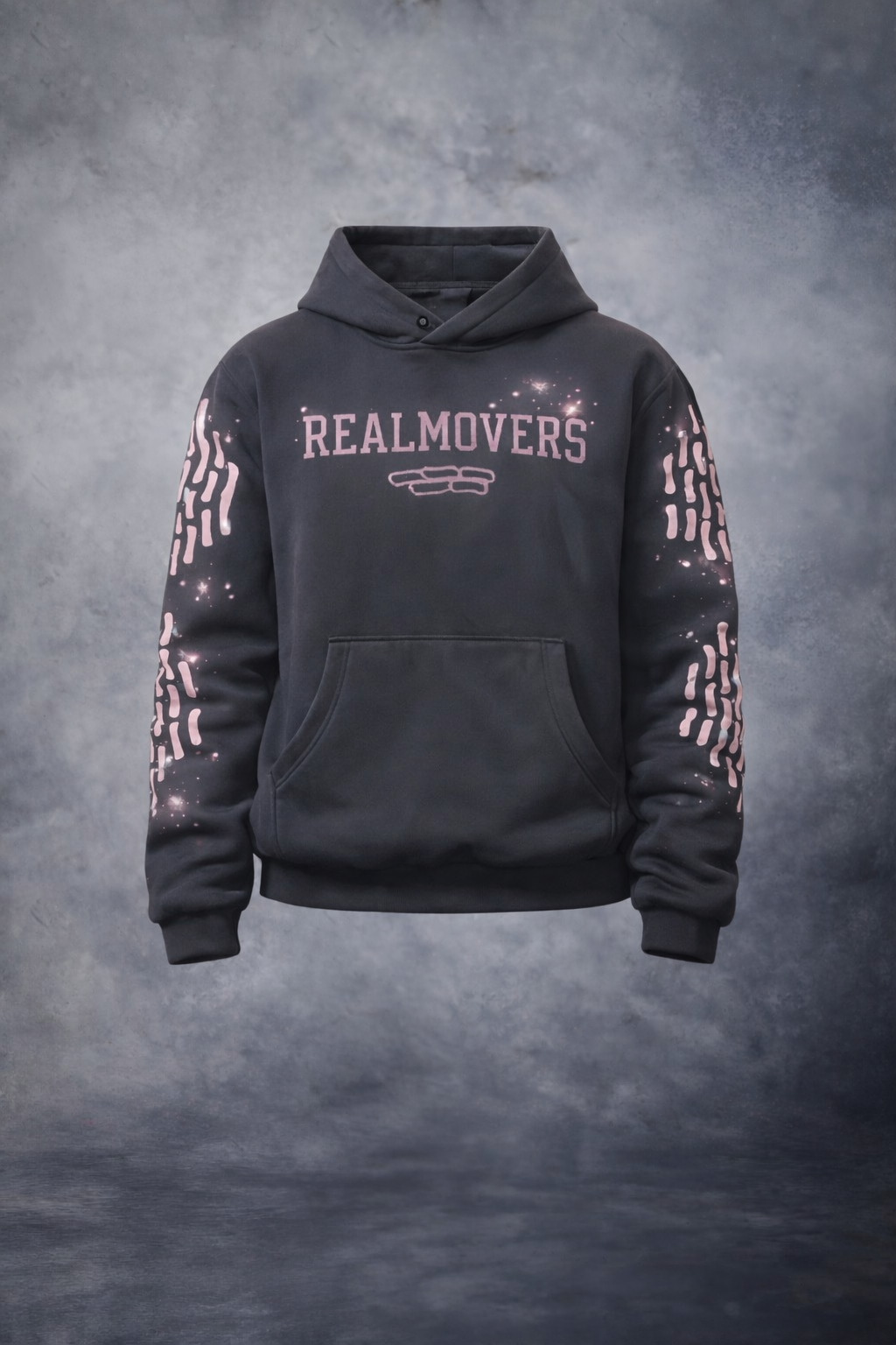 REALMOVERS  WLKR SET CHARCOAL/ PINK