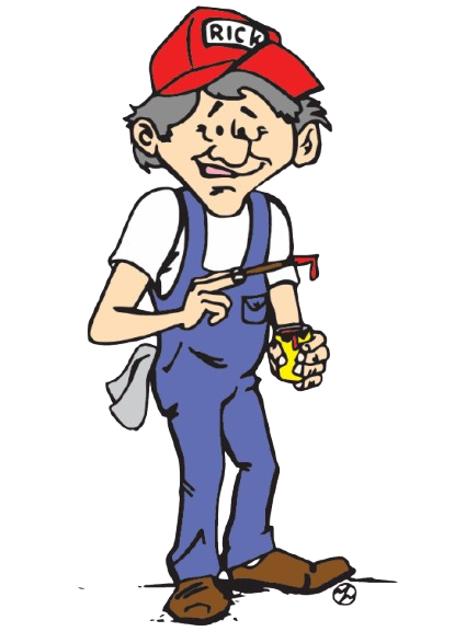 White service truck with logo and phone number, parked outdoors.