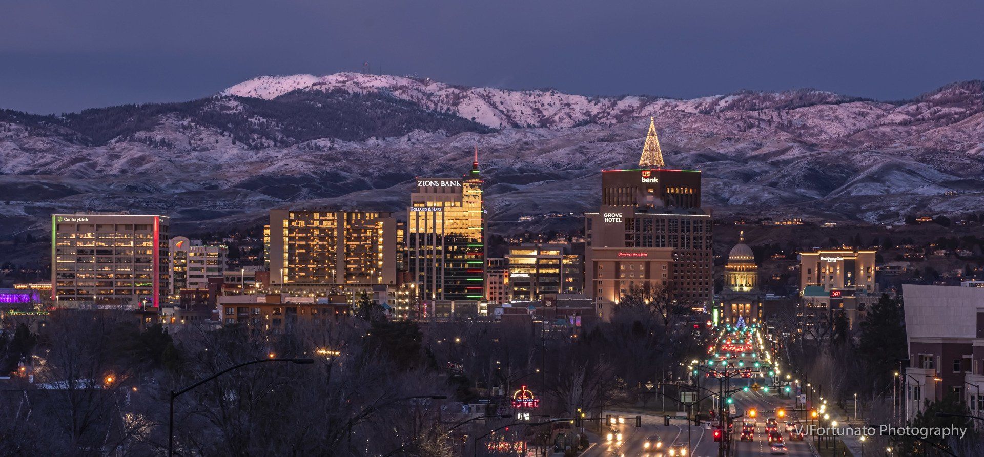 Boise City Sunset, Christmas Eve 2019. Photo by Vincent J. Fortunato