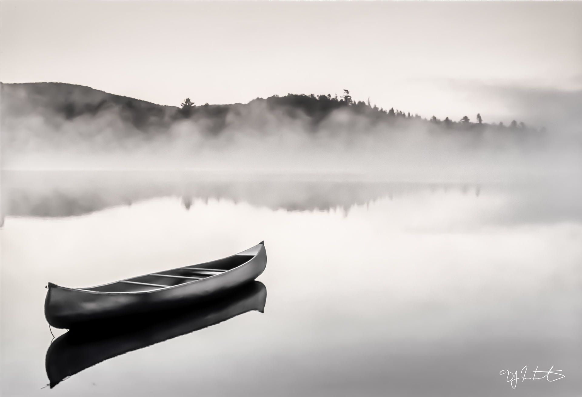 Early morning on Indian Lake, Northern Adirondack Mountains, NY Vinjii Michael Kroth Profound Living