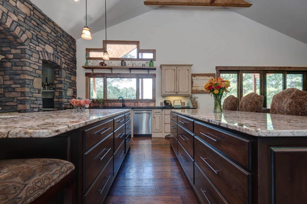 Kitchen With Wooden Cabinets And Stainless-steel Appliances — Willard, MO — Bill’s Custom Woodworks