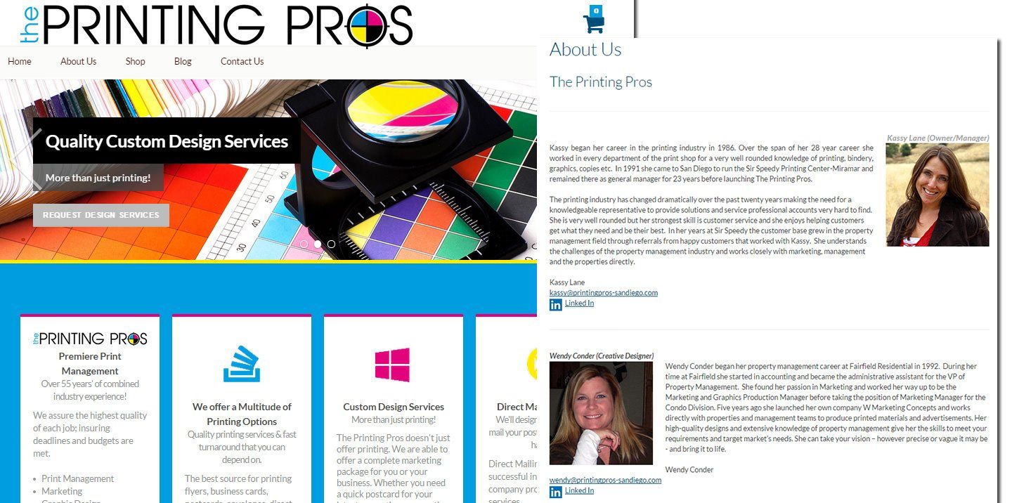 Printing Pros custom designed printing