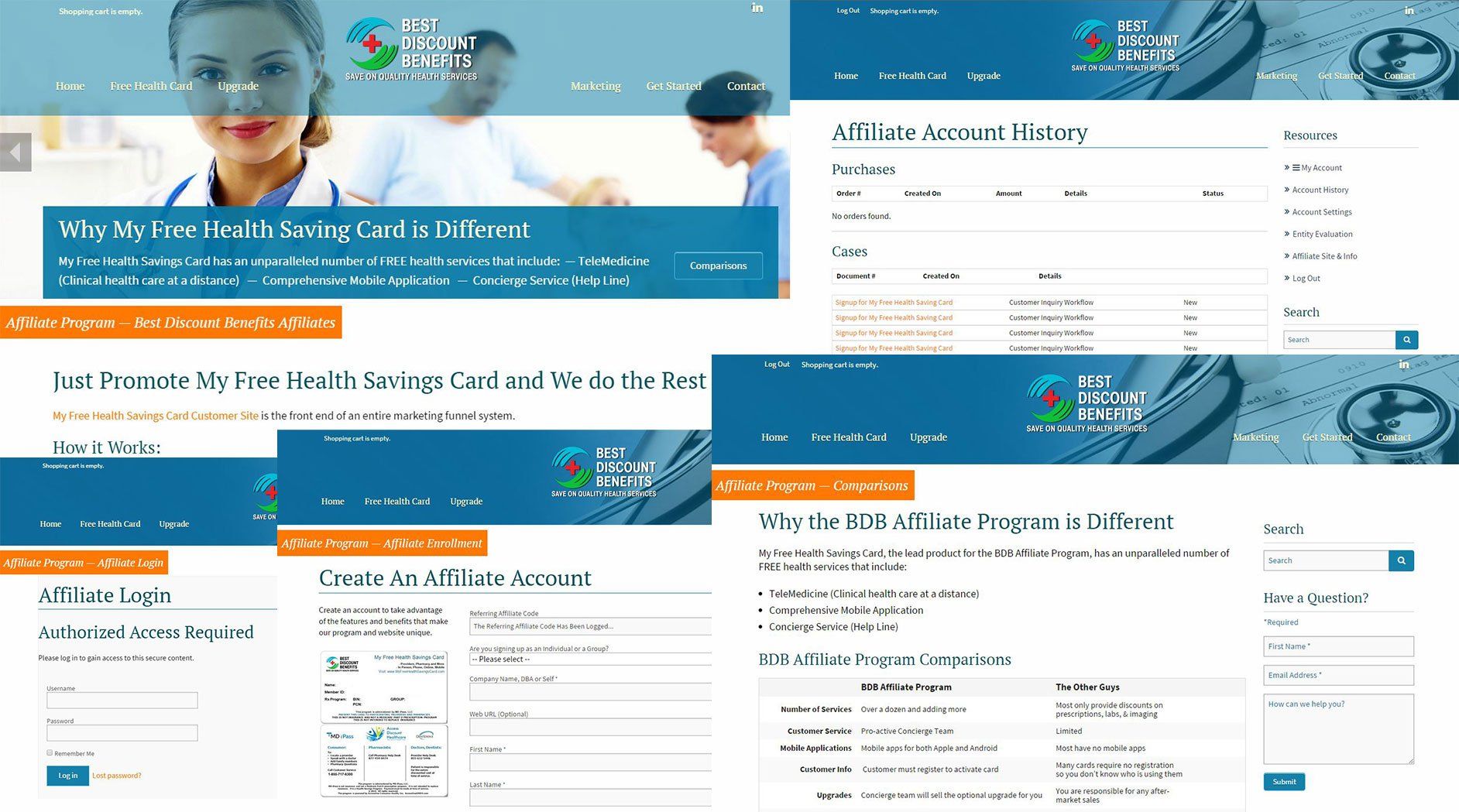 Health Insurance client desktops