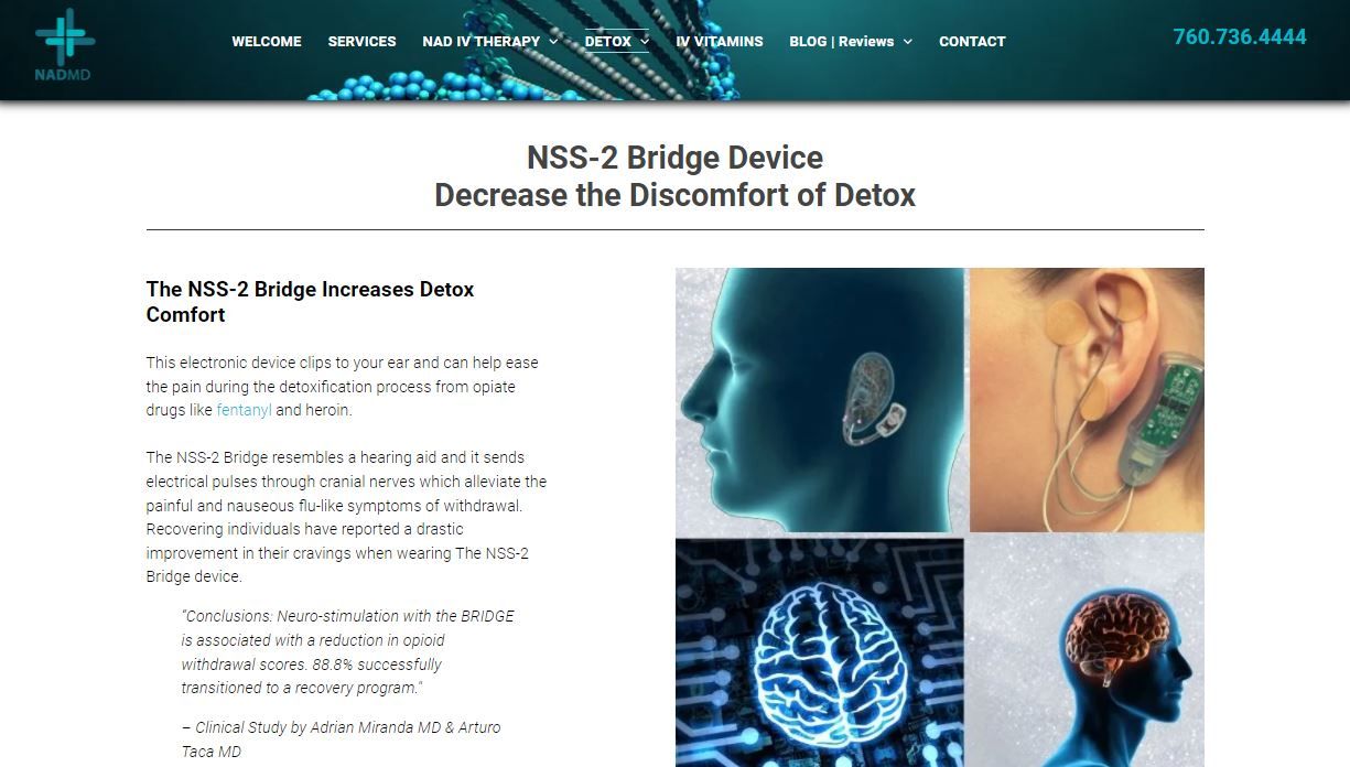 NAD Detox - NSS-2 Bridge Device