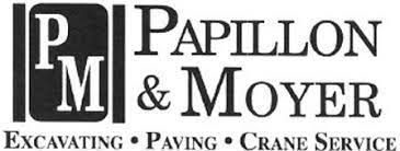 Logo for Papillon & Moyer, with 