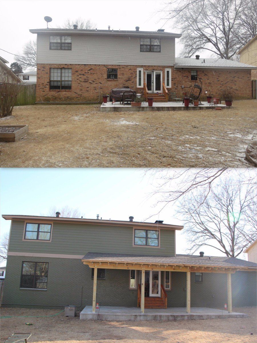 Before & After Project Pictures Sideco, Inc Central AR