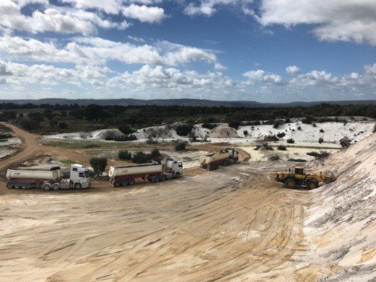 Earthmoving project site