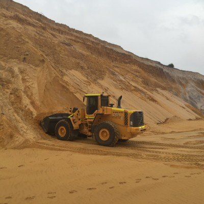 Company's earthmoving work in progress