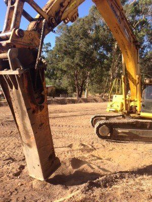 Our company's earthmoving work