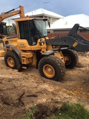 Earthmoving project in progress