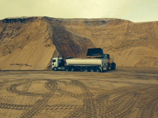 Earthmoving project - site location