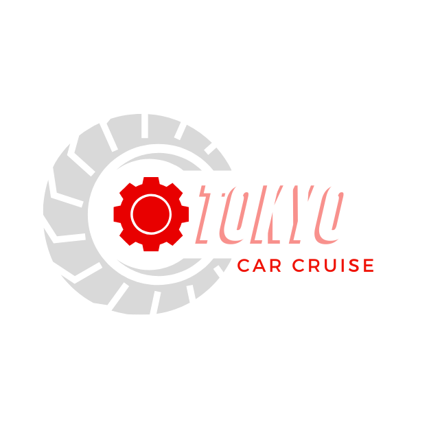 Red gear logo with gray wheel graphic and “LUMO CAR CRUISE” text in red and gray