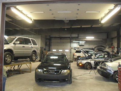 Auto Body Shop — Olson's Auto Body Shop Interior in Traverse City, MI