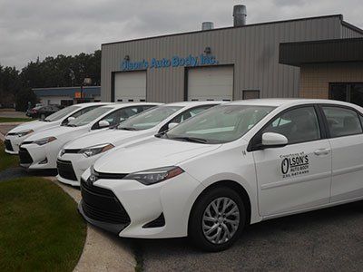 Auto Body Service — Olson's Auto Body Shop Service Vehicles in Traverse City, MI