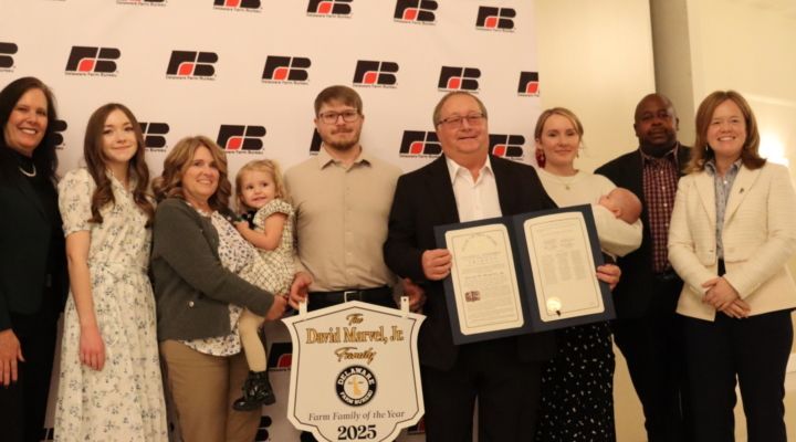 Senator Hoffner with the Delaware Farm Bureau