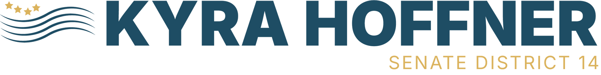 Kyra Hoffner for Senate Logo