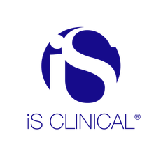 The logo for is clinical is a blue circle with a white s on it.