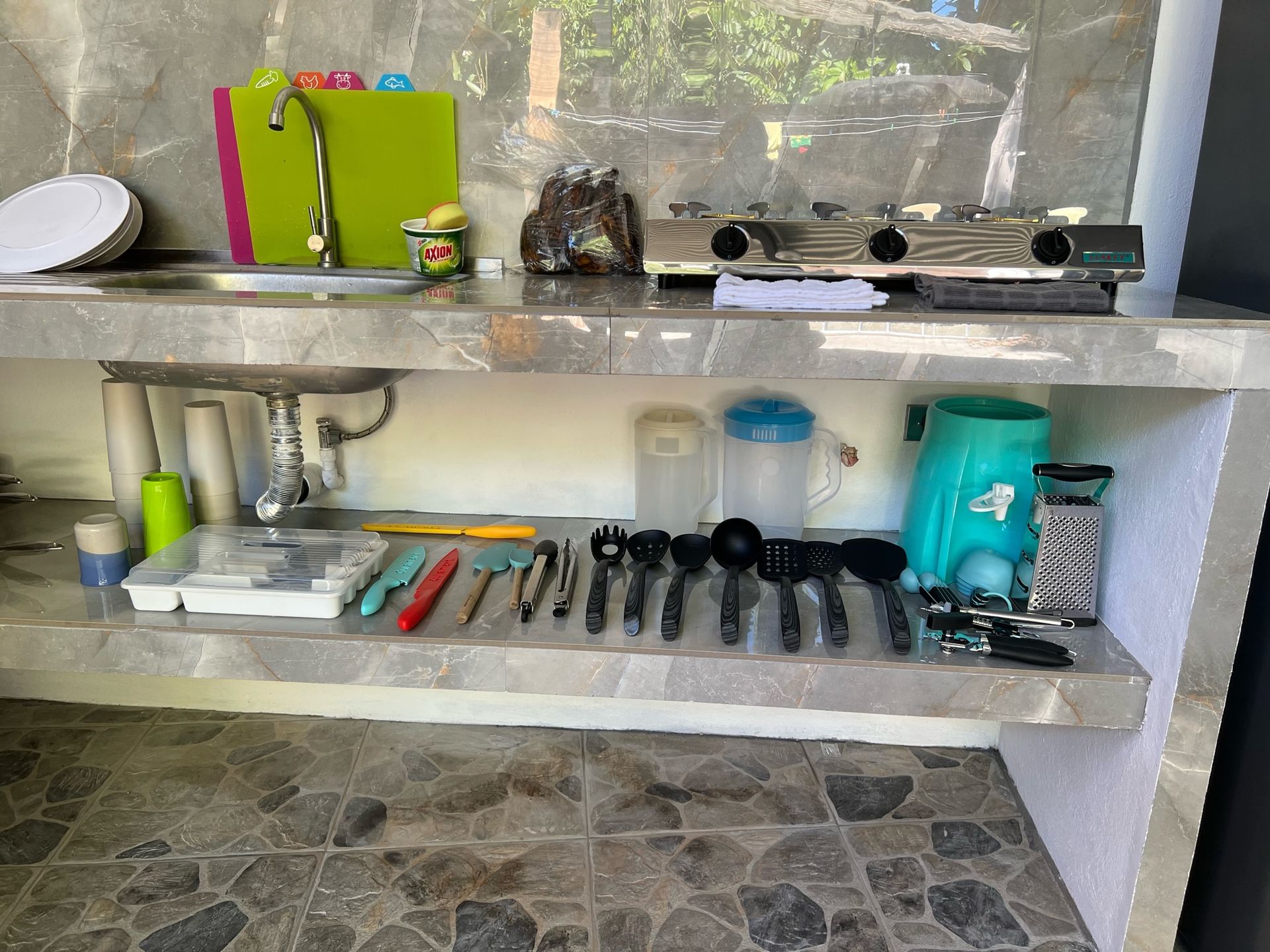 Communal Kitchen at La Posada Del Mar