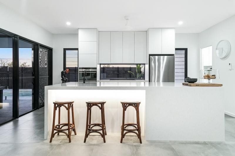 Clean and Minimalist Kitchen Design - Custom Granite In Darwin