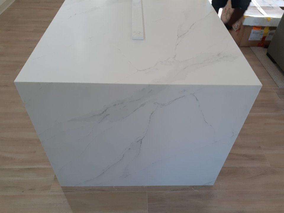 White Marble Benchtop - Custom Granite In Darwin