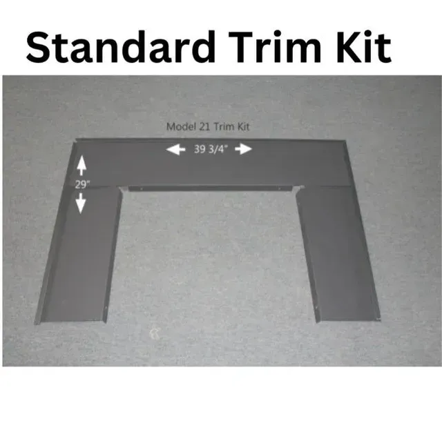 Gray U-shaped standard trim kit with 29