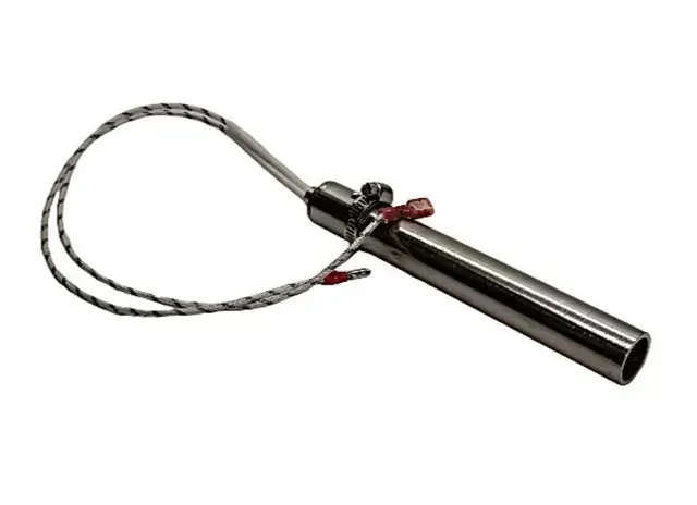 Metallic cylindrical handheld device with a braided cable loop attached to one end