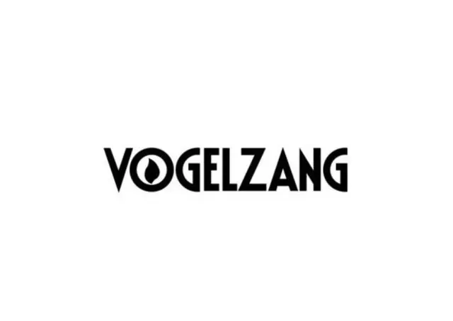 Black VOGELZANG logo on a white background