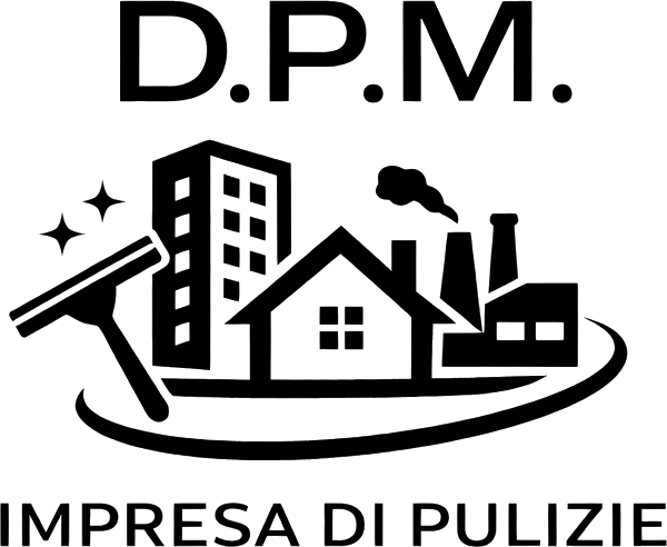 D.P.M. impresa pulizia logo
