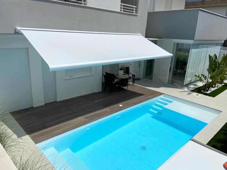 tenda da sole per hotel