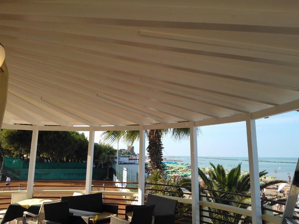 pergola per ristorante