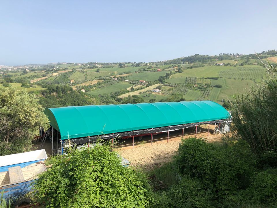 tunnel in PVC per aziende agricole