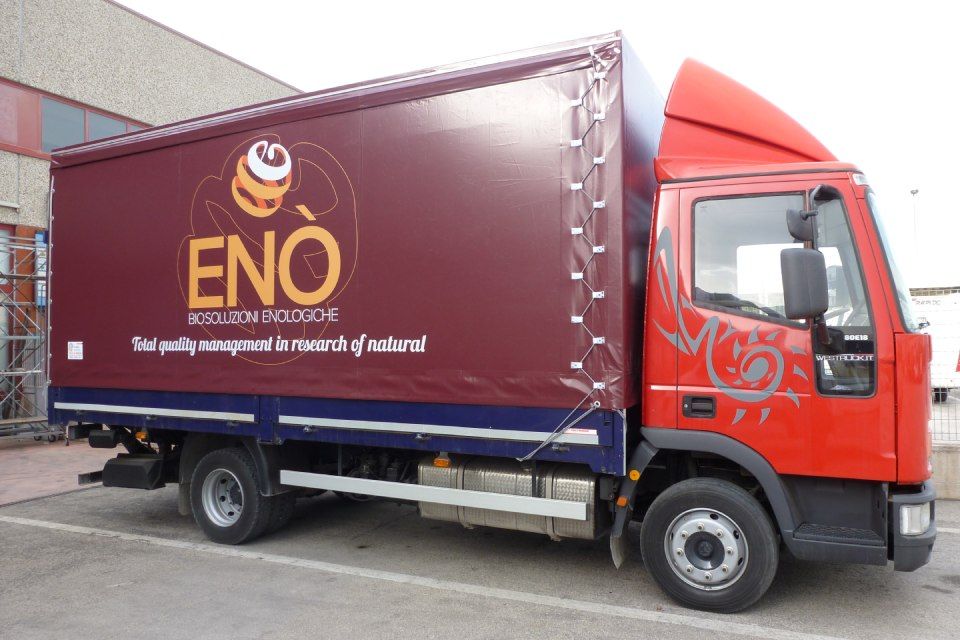 camion con telone in PVC