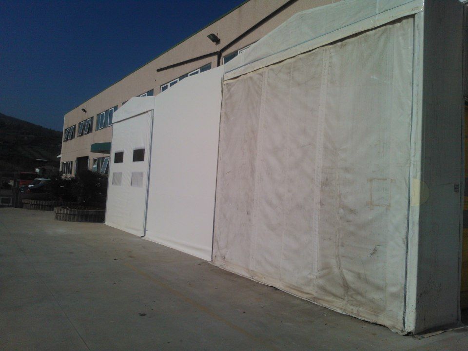 porta in PVC per industrie