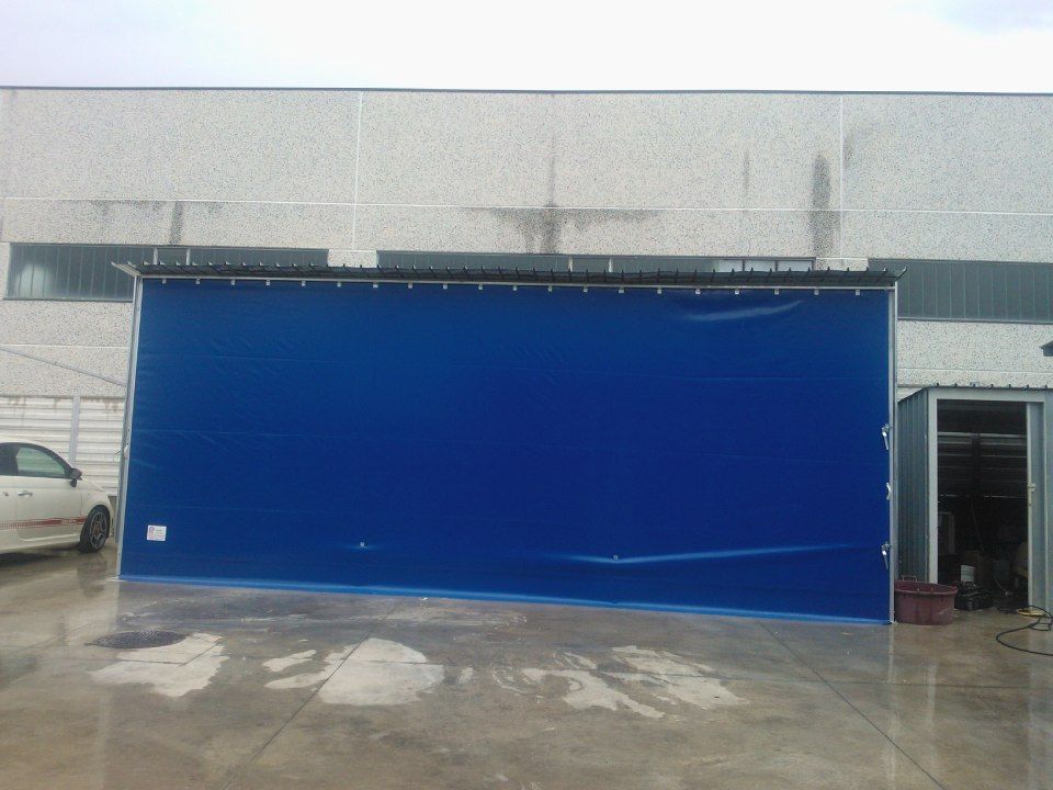 porta industriale in PVC