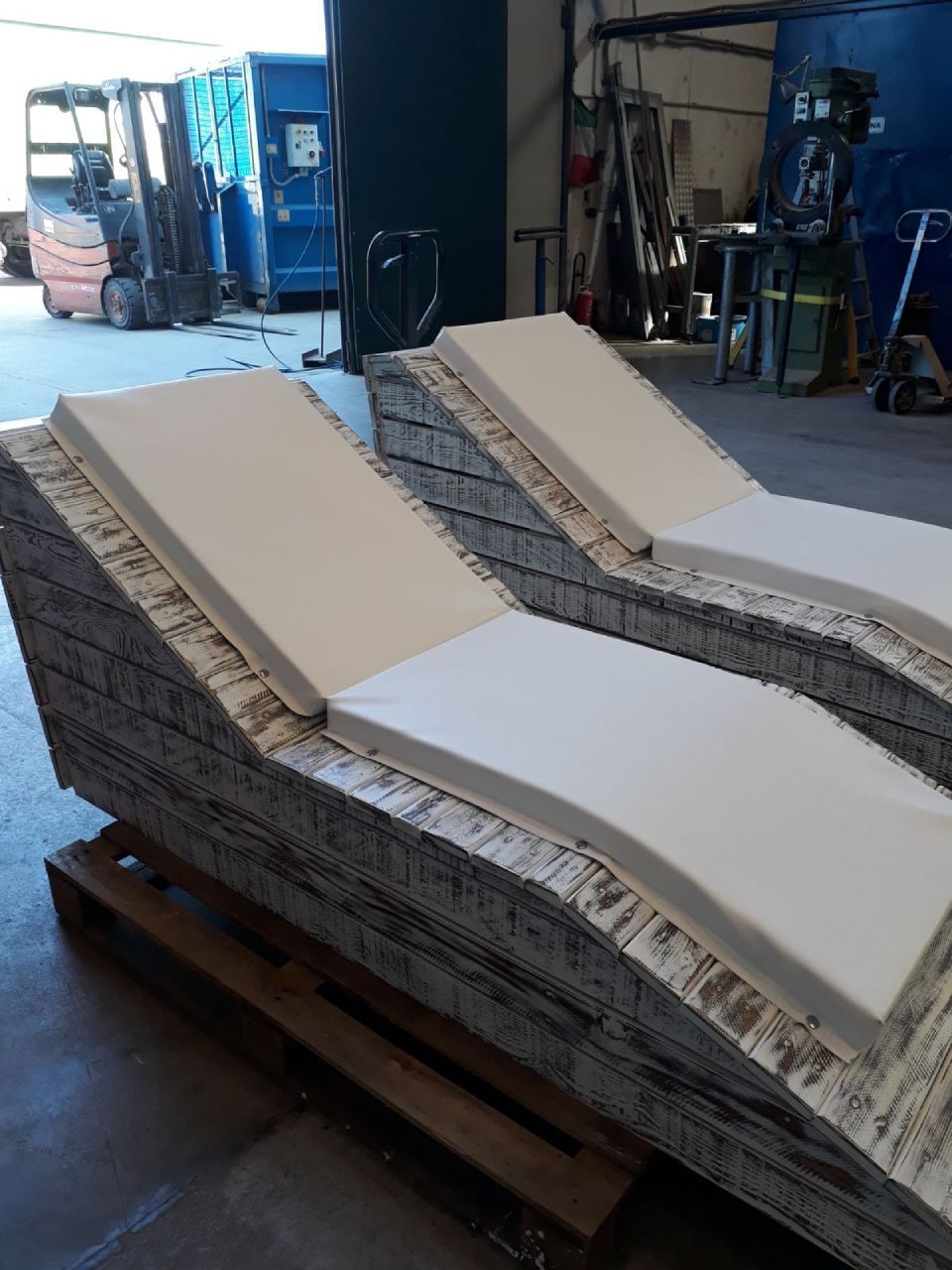 tappezzeria per lettini