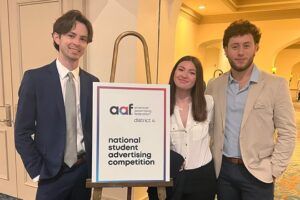 Arrowhead students at district 4 National Student Advertising Competition