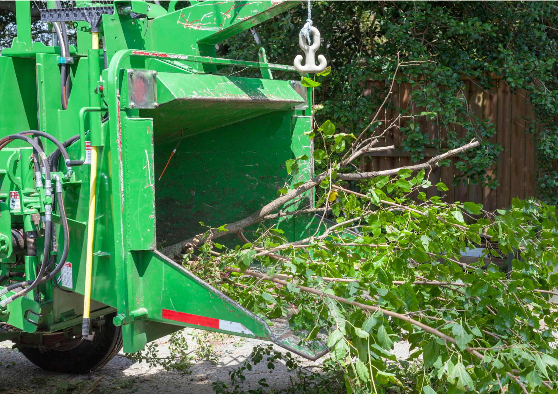 Déchiquetage de branches