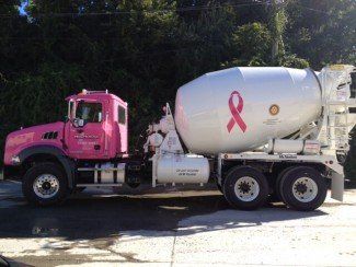Pink cement mixing truck - Concrete Supplies & Services in Wayne, NJ