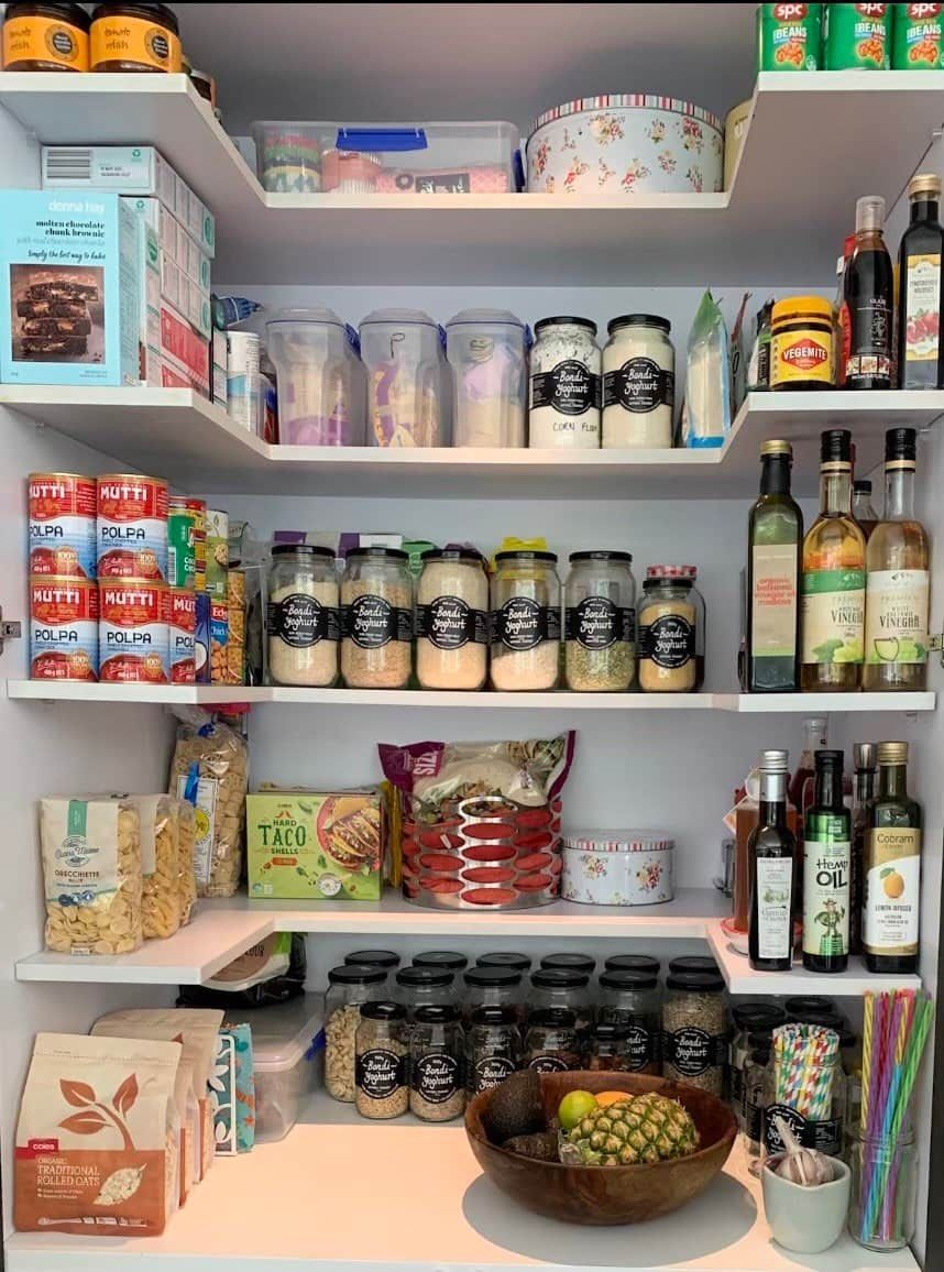 a Pantry Filled With Lots of Food and Bottles — The Home Assembly In Avoca Beach, NSW