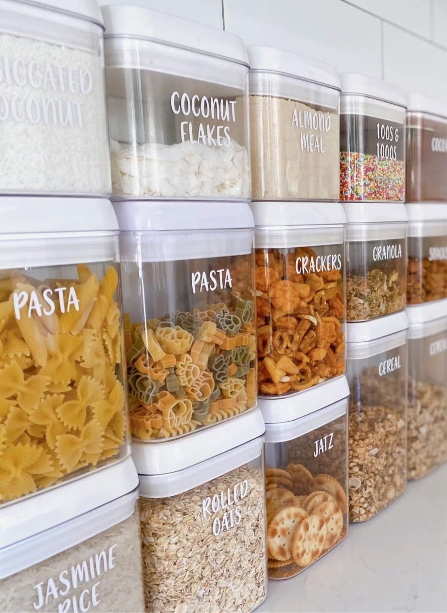 A Row of Plastic Containers Filled with Different Types of Food — The Home Assembly In Avoca Beach, NSW