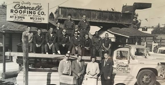 Old Staff of Cornell Roofing — Concord, CA — Cornell Roofing Co., Inc.