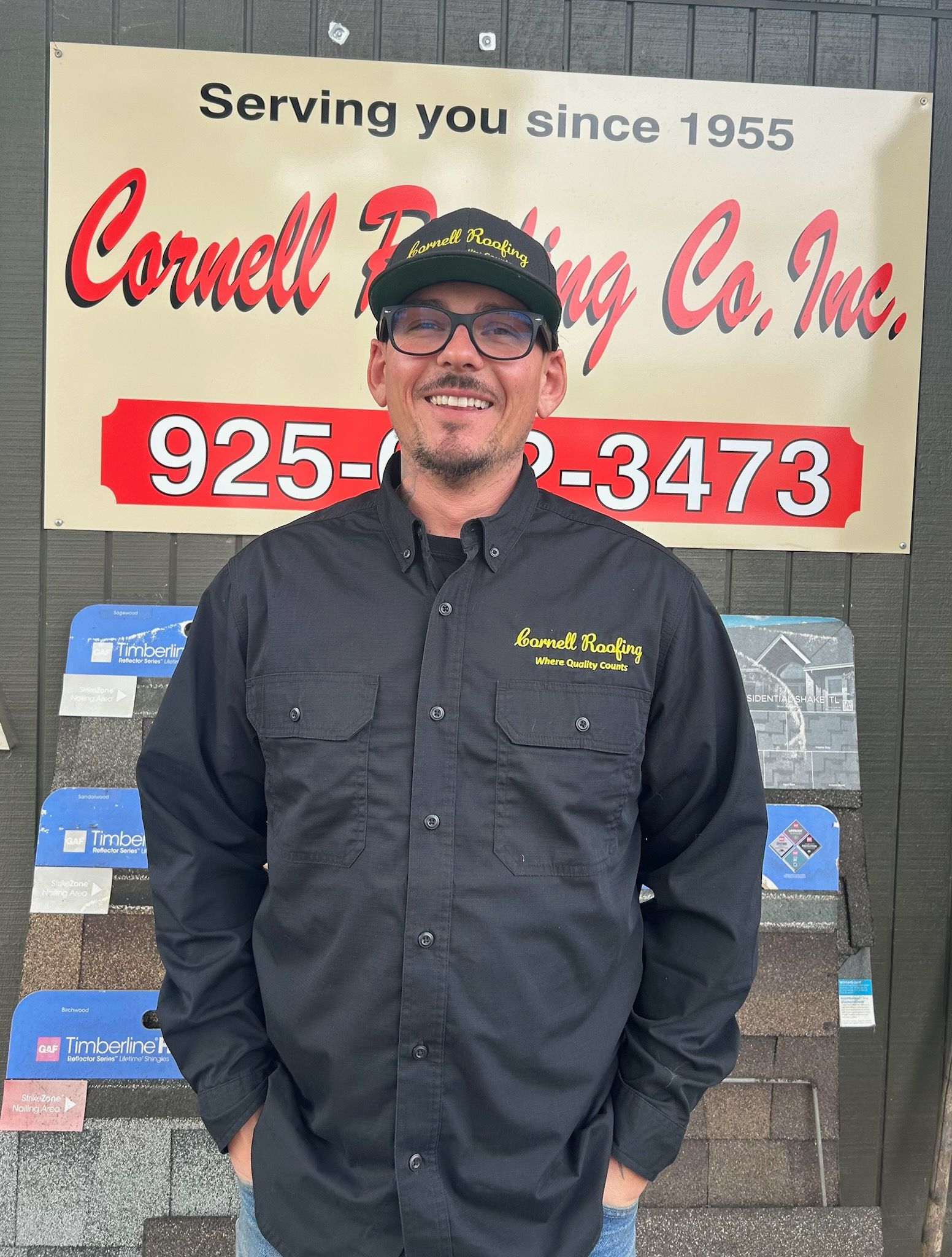 Cornell Roofing Staff on Beautiful House — Concord, CA — Cornell Roofing Co., Inc. Cornell Roofing Staff on Beautiful House — Concord, CA — Cornell Roofing Co., Inc.