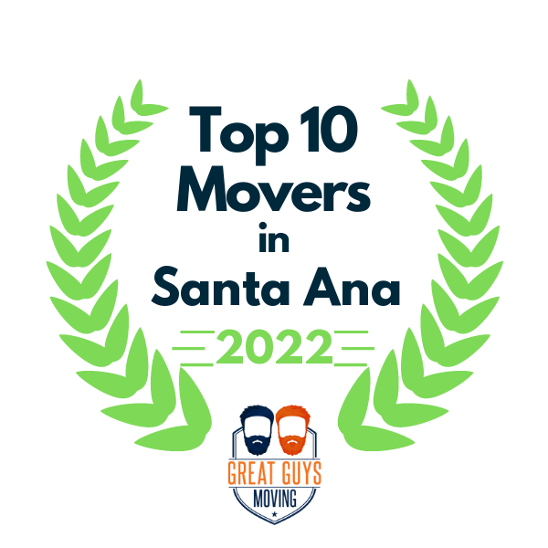 Top 10 Mover in Santa Ana 2022
